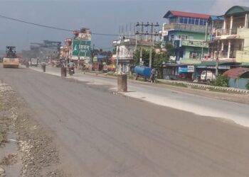 भरतपुरको छ लेन सडक निर्माण अन्तिम चरणमा